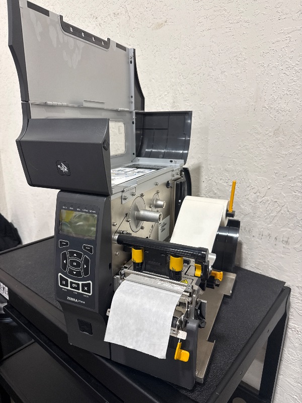 Photo 1 of Zebra ZT410 Barcode Label Printer, Thermal Transfer and Direct Thermal, USB/Ethernet Interface