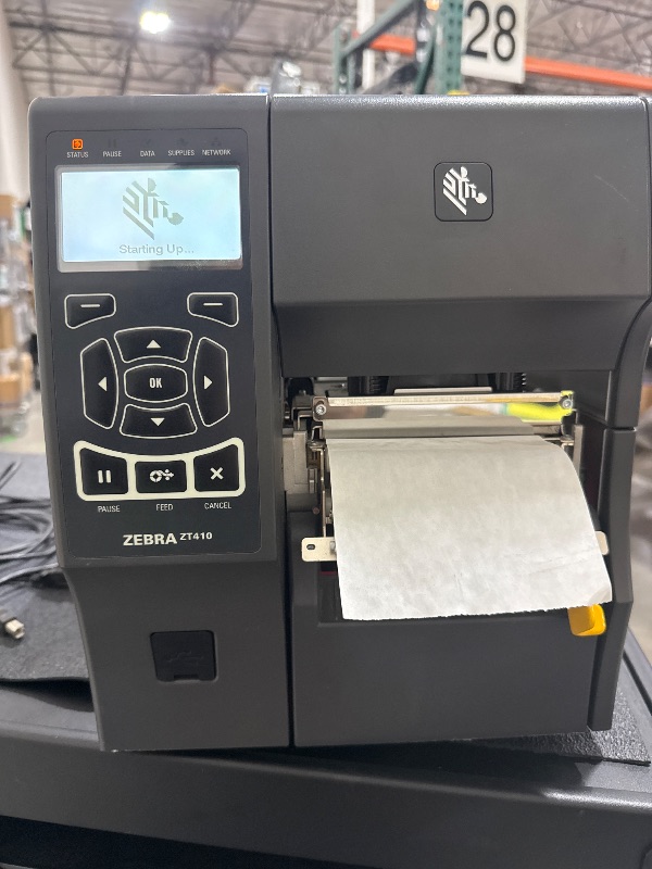 Photo 1 of Zebra ZT410 Barcode Label Printer, Thermal Transfer and Direct Thermal, USB/Ethernet Interface