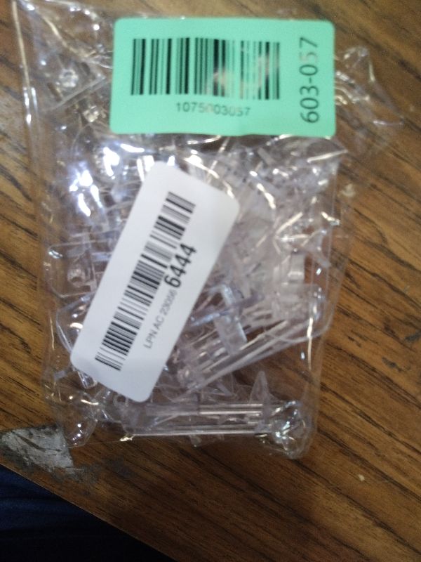 Photo 1 of 20pcs Plastic Locking Shelf Support Pegs,5mm Shelf Pins ,Self-Locking Bracket Clips,Clear Shelf Pegs for for Kitchen Cabinet Furniture Book Shelves, 5mm Peg x 3/4" Thick Shelves