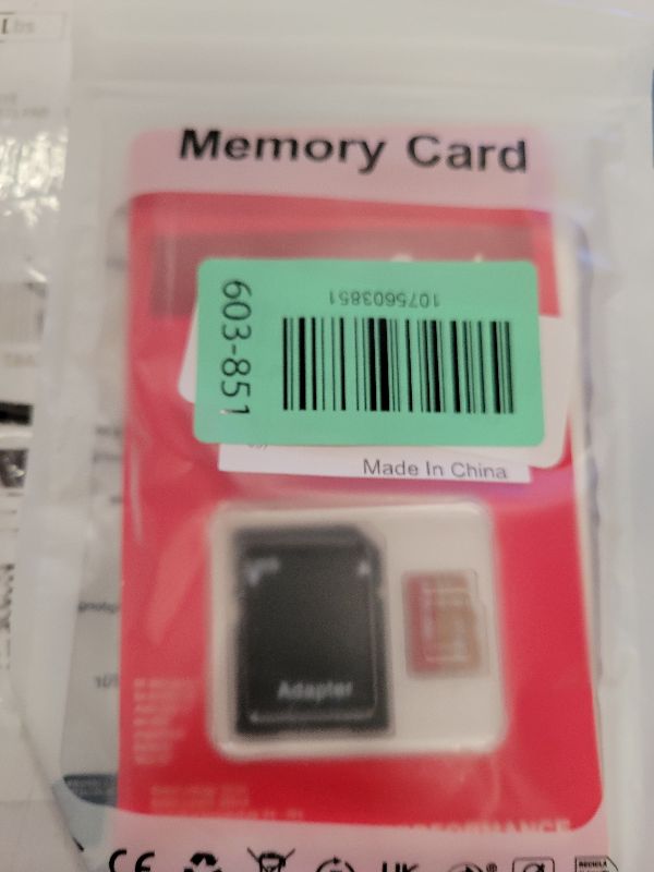 Photo 1 of 2 Pack Memory Card 64GB with Adapter, High Speed TF Card, UHS-I C10 A1 Memory TF Card for Tablet/Mobile Phone/Camera/Car Audio/Game Console (TF162 Red Gold 64GB)