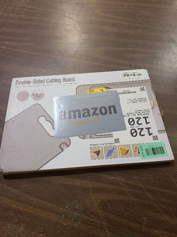 Photo 1 of 2-IN-1 Titanium Cutting Board for Kitchen Pure Titanium and Wheat Straw PP?Odor Resistant & Easy to Clean15.8x10.6 Inch, (Beige Titanium)