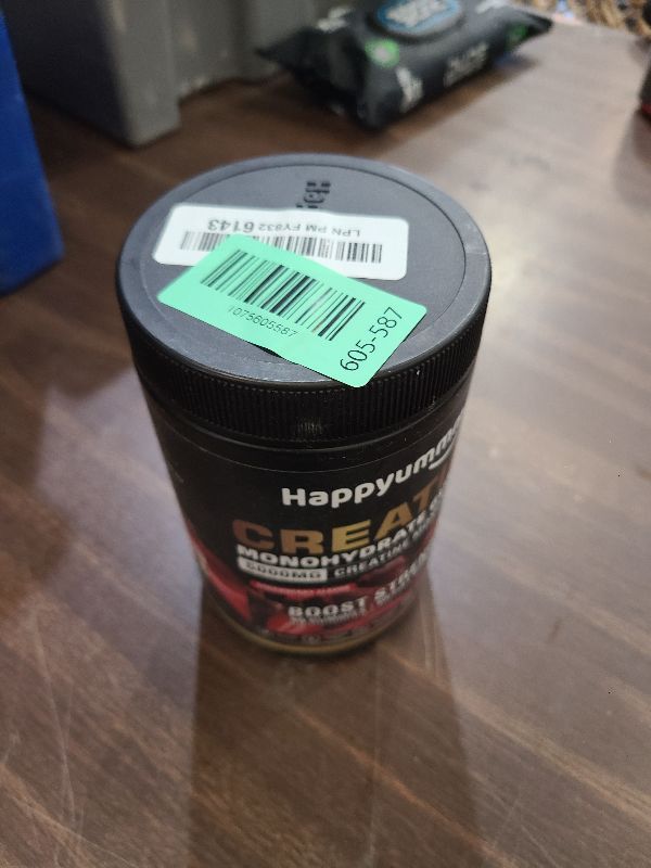 Photo 1 of 

Organic Creatine Supplements
.

Under $20
.

$20–$30
.

Over $35
.

eBay
https://www.ebay.com
Happyummmm-Creatine Monohydrate Gummies- 5000 Mg
• Supports muscle strength and power. • Helps enhance workout performance. • Supports muscle endurance and rec