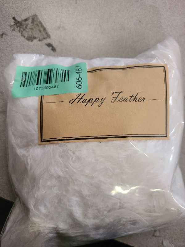 Photo 1 of 2 Yards 120g Turkey Chandelle Feather Boa for DIY Craft,Party Dancing Dress Up, Halloween Decoration-White