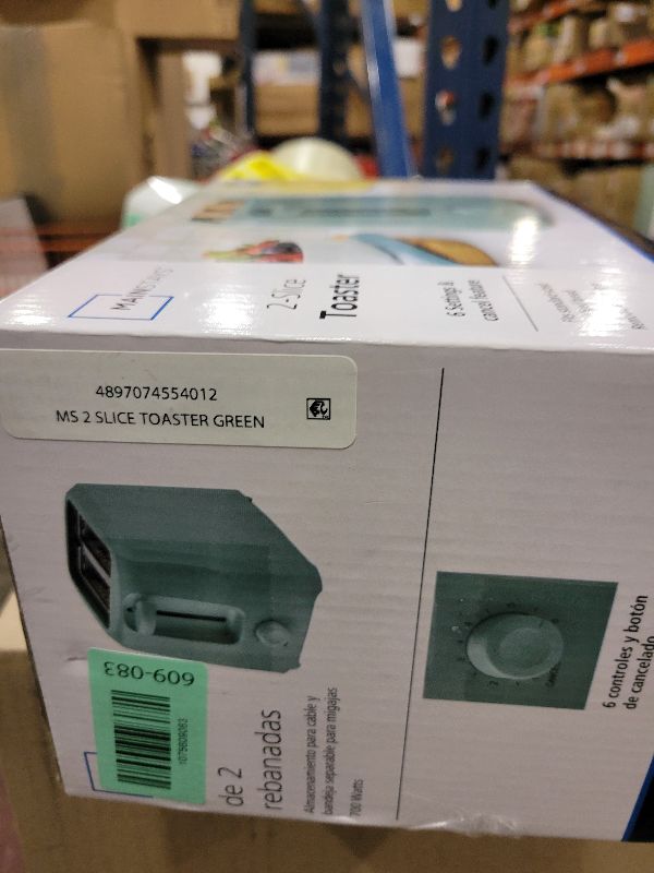 Photo 1 of 2 layer Toaster with 6 Shade Settings and Removable Crumb Tray, Sage Green?Ideal for breakfasts or snacks.