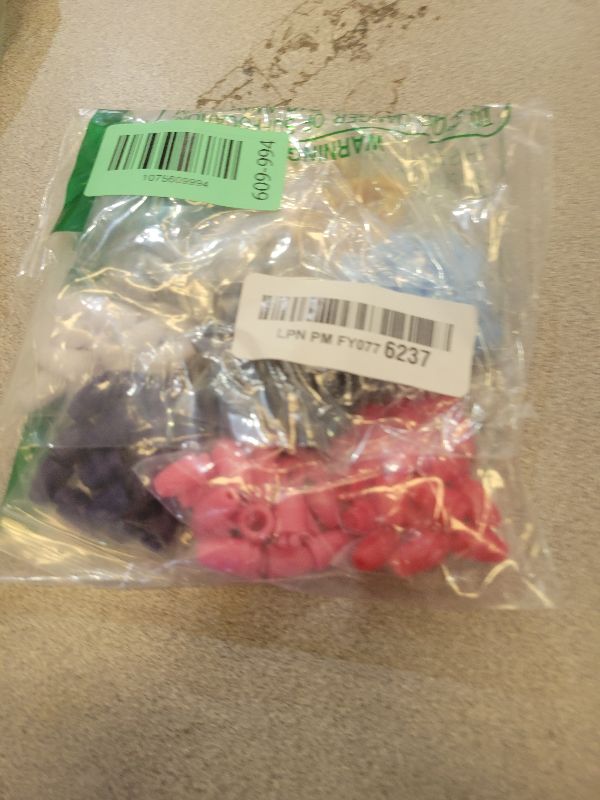 Photo 1 of 100 Sets Breakaway Clasps for Necklaces Safety Plastic Bead Connectors for Jewelry Making (Multicolor)
