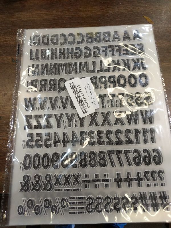 Photo 1 of 10 Sheets 1660 Pieces Iron on Letters and Numbers, 1 Inch Iron on Vinyl Letters with A-Z Heat Transfer Letters 0-9 Iron on Numbers PU Alphabet Stickers for Clothing T-Shirt DIY Craft, Black and White