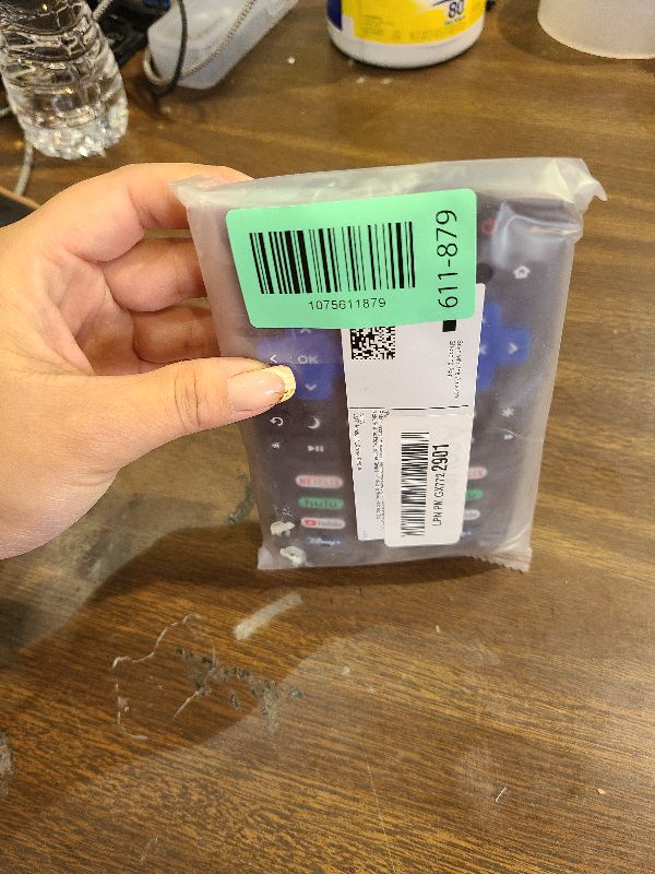 Photo 1 of (Pack of 2) Replacement Remote Control Only for Roku TV, Compatible for TCL Roku/Hisense Roku/Onn Roku/Sharp Roku/Element Roku/Westinghouse Roku/Philips Roku Smart TVs (Not for Roku Stick and Box)