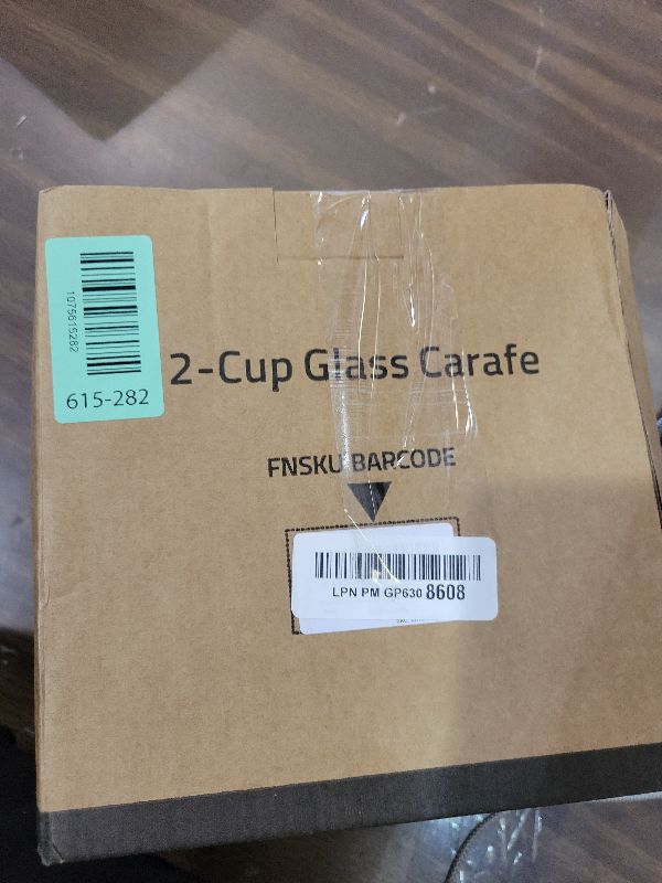 Photo 1 of 12-Cup Replacement Glass Carafe Pot Compatible with Hamilton Coffee Maker Models 46310, 49976, 49966, 49350, 49957, 49954, 49933, 49980A, 49980Z, 49983, 49618, 46300, 49950