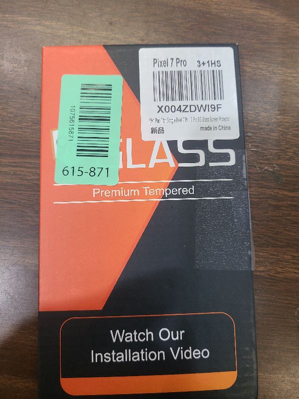 Photo 1 of [3+1 Pack] for Google Pixel 7 Pro Screen Protector, 9H Tempered Glass, Ultrasonic Fingerprint Compatible, 3D Curved, HD Clear Scratch Resistant for Google Pixel 7 Pro 5G Glass Screen Protector