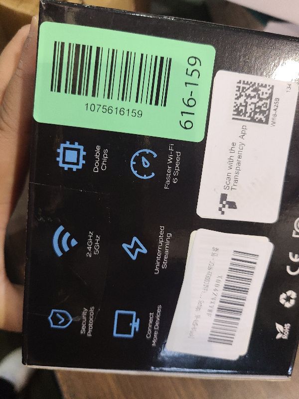 Photo 1 of 2026 AX3000 WiFi 6 Extender Signal Booster, Multi-Link Connectivity Internet Extender WiFi Booster for Home, Dual Band Long Range WiFi Repeater, Up to 19000 Sq. Ft., (Black)