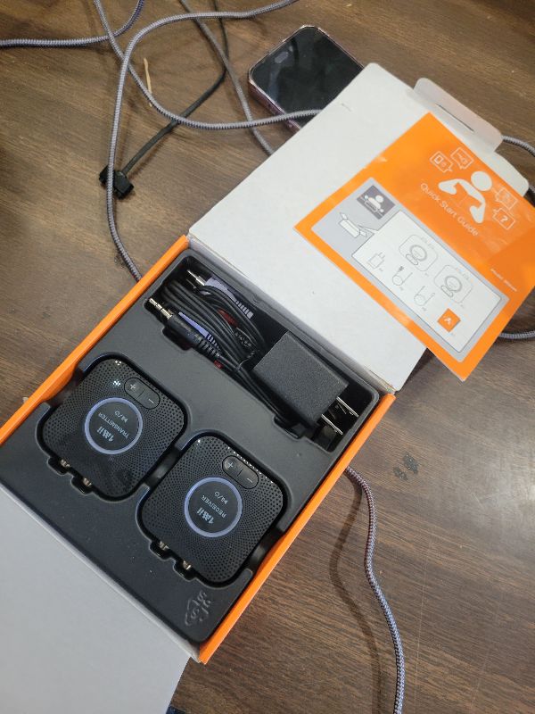 Photo 1 of 1Mii 2.4GHz Wireless Audio Transmitter Receiver Set (1 TX+1 RX) for TV, 262Ft/80M Long Range 25ms Low Latency with AUX RCA in/Out, Wireless Audio Adapter for TV PC Powered Speaker Amplifier Soundbar