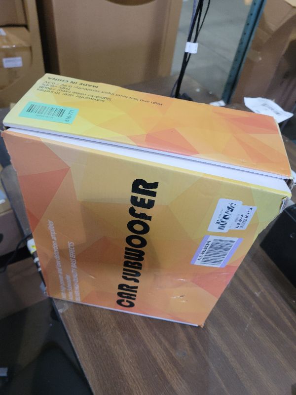 Photo 1 of 1600W 10" Slim Under Seat Subwoofers with Built-in Amp | LED Ambient Light, Deep Bass, Individual Controls (LPF/Gain/Bass Boost), High Output Distortion-Free Audio, Suitable for All Vehicle Models