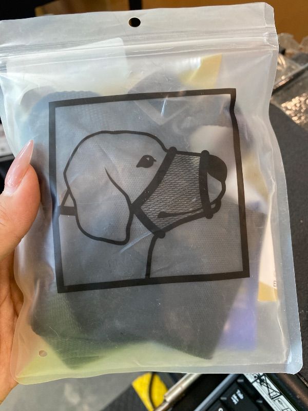 Photo 1 of Mayerzon Pitbull Muzzle, Soft Dog Muzzle with Anti-Slip Strap for American Bully Bulldog Boxers Rottweilers, Fabric Mouth Guard for Medium Large Short Snout Dog Anti Biting Chewing, Allow to Drink