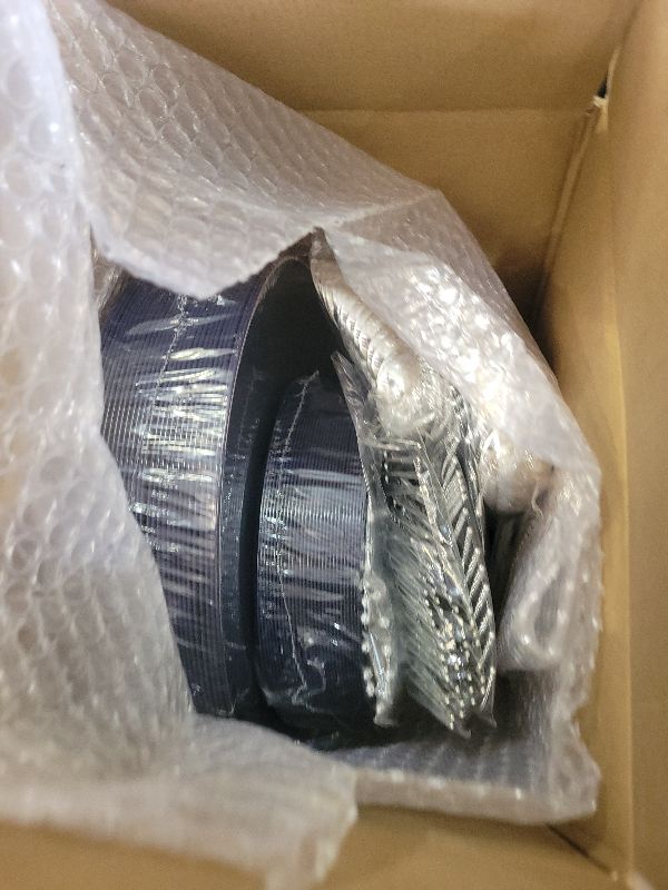 Photo 1 of 150Pcs Blue Plastic Plates,Hanukkah Plastic Plates,Navy Blue Disposable Plates with Silverware include 30 Dinner Plates10.25,30 Dessert Plates10.25,90 Silver Silverware Set for Party