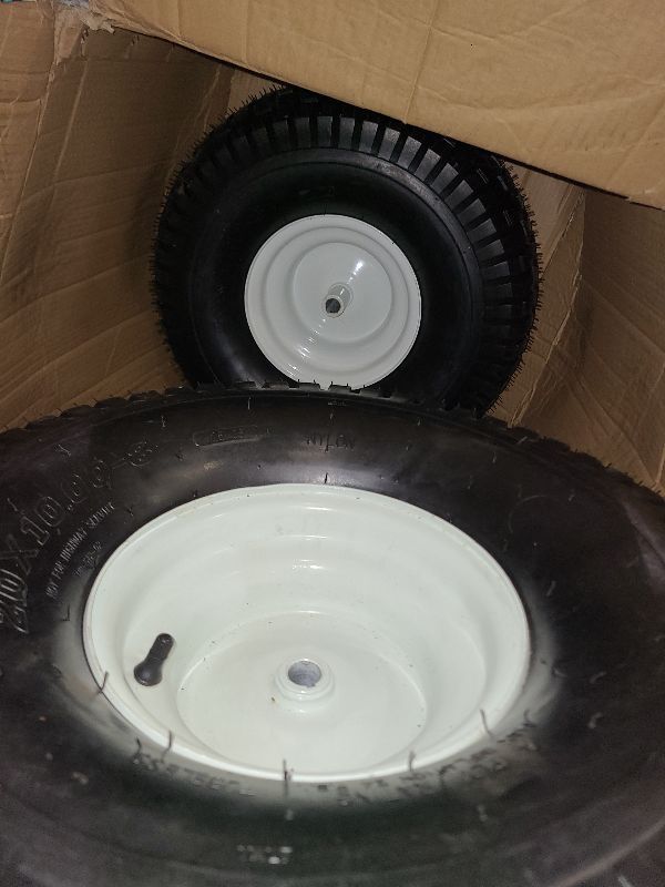 Photo 1 of (1) OEM Pneumatic Tire Assembly 220x10.00-8 Fits 