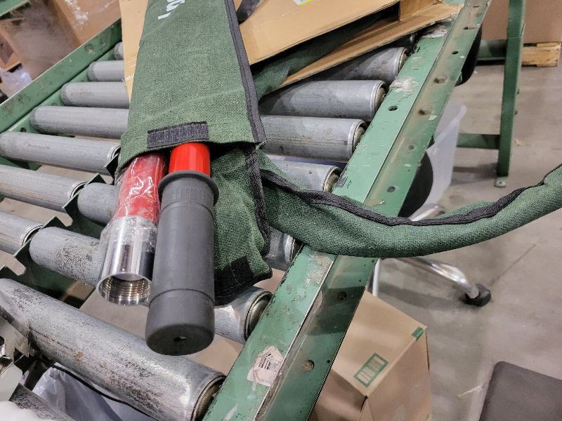 Photo 1 of 10.8FT high-Voltage Insulated Rescue Hook, Rated for 110 kV, Comes with a Fiberglass Rescue Pole, Storage Bag, and Removable Hook for Easy Storage; Designed for Electrical Safety Protection