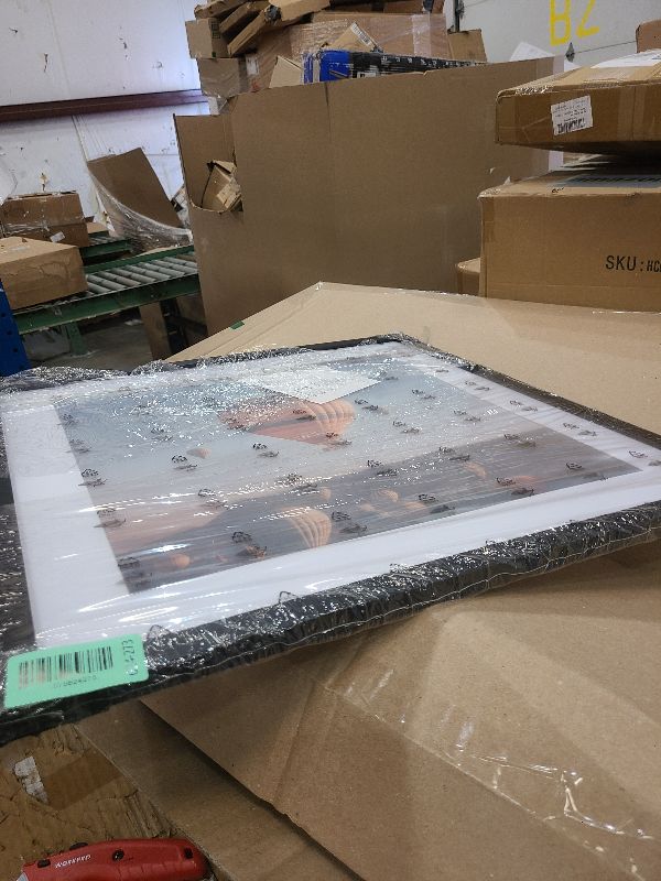 Photo 1 of 20x20 Picture Frame Black with 16x16 Mat