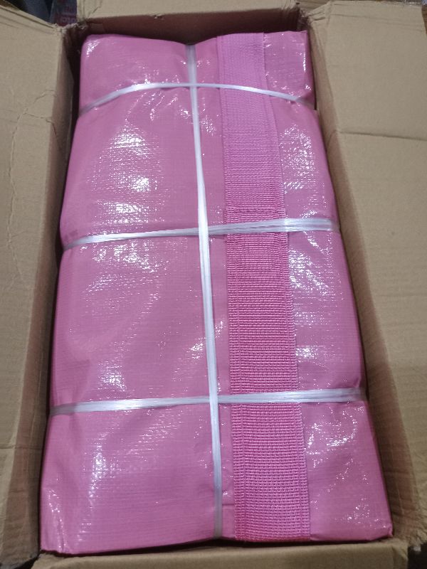 Photo 1 of 12 Pack Extra Heavy Duty Large Moving Bags with Strong Zipper & Comfortable Handles, Sturdy & Durable Clothes Storage Bags Totes Bins, Packing Moving Boxes for College Supplies, Pink
