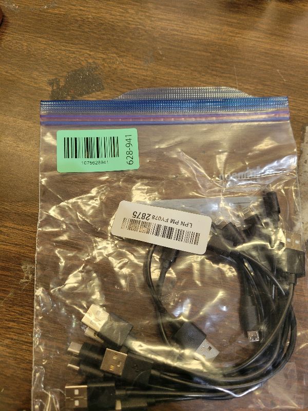 Photo 1 of [0.75FT, 10-Pack] Multi Short USB Charging Cables, Fast Charge & Sync Type-C/Lightning/Micro Cords Bulk for Charging Station Compatible with iPhone16&15, iPhone5-14, iPads, Mobiles, Tablets, Black