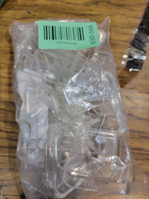 Photo 1 of 24 Pieces Transparent Clear Tablecloth Clips, Plastic Table Cloth Clips?Windproof Table Cover Holder Clamps?Table Cloth Holder for Home Wedding Party Christmas Outdoor Indoor Picnic Camping(Large)