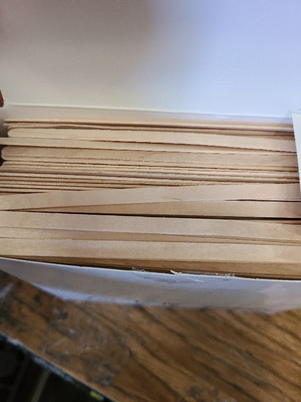 Photo 1 of 1000 Wooden Coffee Stirrer by Prestee - Disposable 5.5 inches Long Wooden Stir Sticks for Coffee and Cocktails - Smooth, Splinter-Free Beverage Mixers - Ideal for Cafe, Bars and Drink Stations