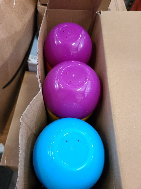 Photo 1 of 18 PCS Jumbo Easter Eggs 6 Inch Colorful Giant Plastic Eggs Bulk Fillable for Easter Hunt Basket Stuffers Fillers Filling Treats Easter Party Favors Classroom Prize Supplies for Kids Boys Girls