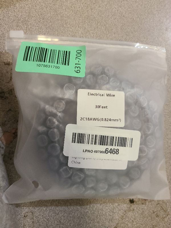 Photo 1 of 18 Gauge Wire 2 Conductor Electrical Wire, 18 AWG Wire Stranded PVC Cord, 12V Low Voltage/Oxygen-Free Tinned Copper/Flexible 18/2 Cable for Automotive Marine LED Strips Lamps Lighting (30FT/ 9M)