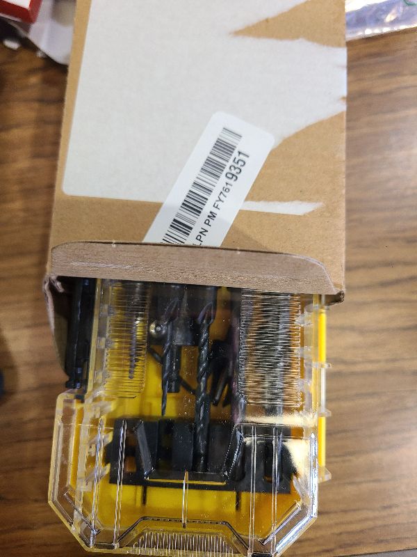 Photo 1 of 16PCS Countersink Drill Bit Set, Adjustable Depth Tapered Drill Bits with 4 Wood Plug Cutters & 1/4" Hex Shank, Counter Sink Drill Bit for Wood with Storage Box