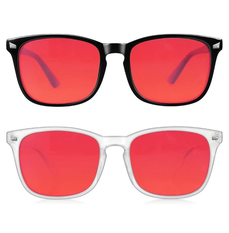 Photo 1 of 2 Packs Professional Sleep Glasses with 99.9% Blue Light Blocking Dual AR Coatings Red Lens, Computer Gaming Glasses for Men Women, Anti Fatigue & Eye Strain
1K+ bought in past monthmonth