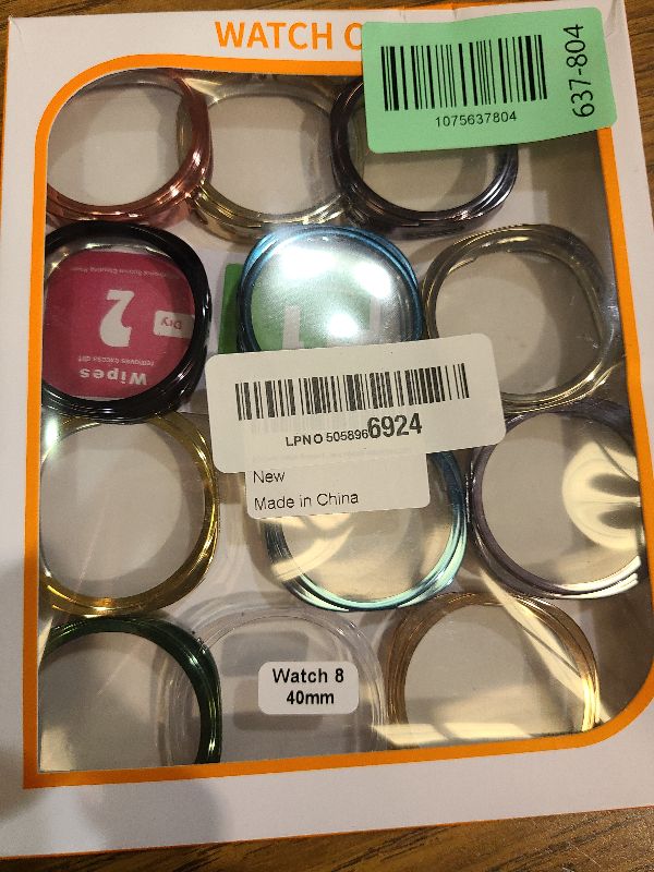 Photo 1 of [12 Pack] Watch Screen Protector for Galaxy Watch8 40mm, Soft TPU Watch Case Protective Cover for Samsung Galaxy Watch8 40MM(SM-L320)
