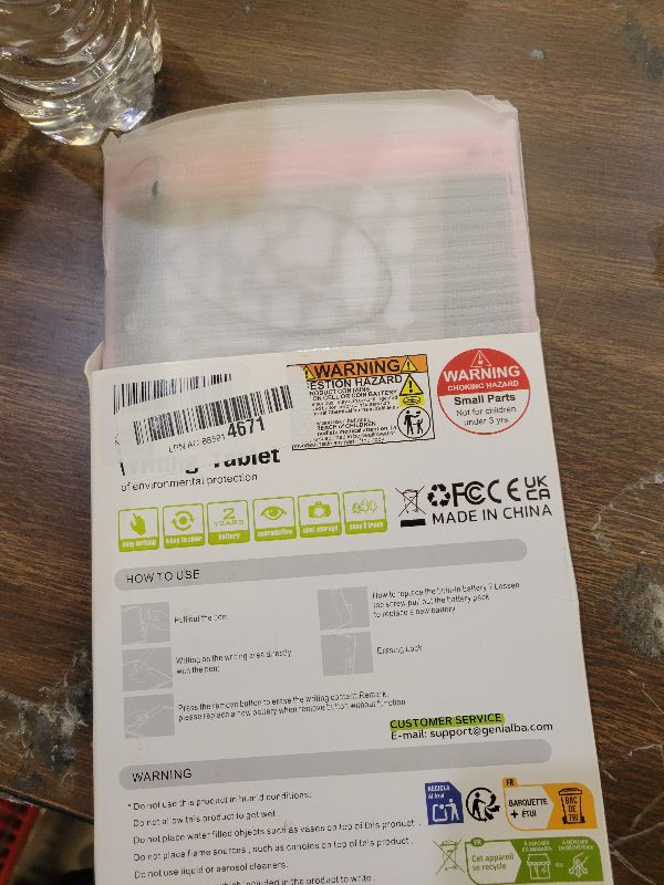 Photo 1 of [2 Pack] Genialba LCD Writing Tablet 8.5-Inch Colorful Doodle Board, Toddler Learning Educational Toys Gifts for 3-8 Years Old Girls and Boys, Electronic Drawing Pad for Kids (Pink&Blue)