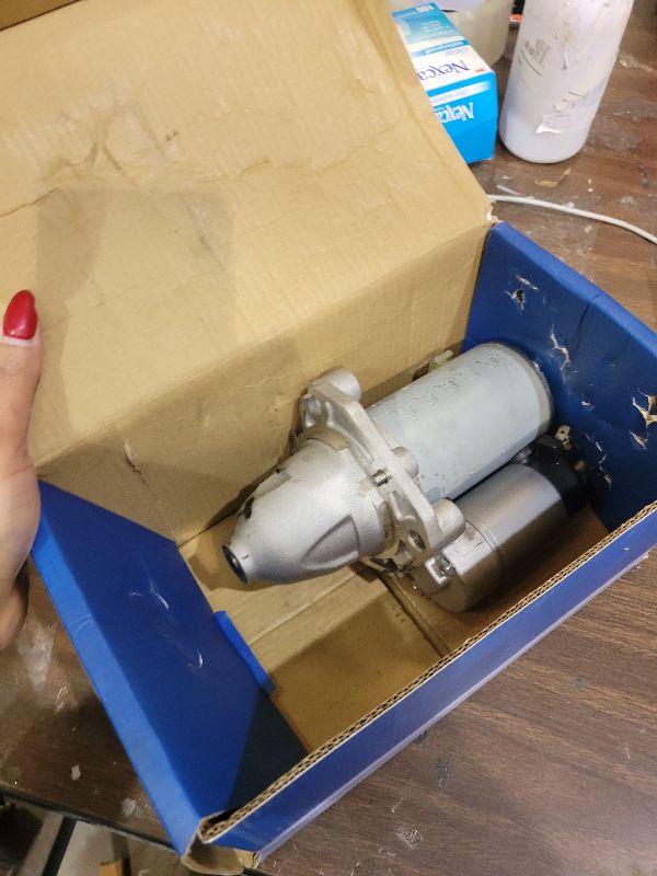 Photo 1 of 19185N Ezexpreze Starter Compatible with 11-16 Chrysler 300 Dodge Challenger & Charger,11-15 Durango,13-15 Grand Cherokee, 13-14 Ram 1500 3.6L 1.3kw 9-Teeth CW Replace# 4801852AB DRS0861 428000-7210