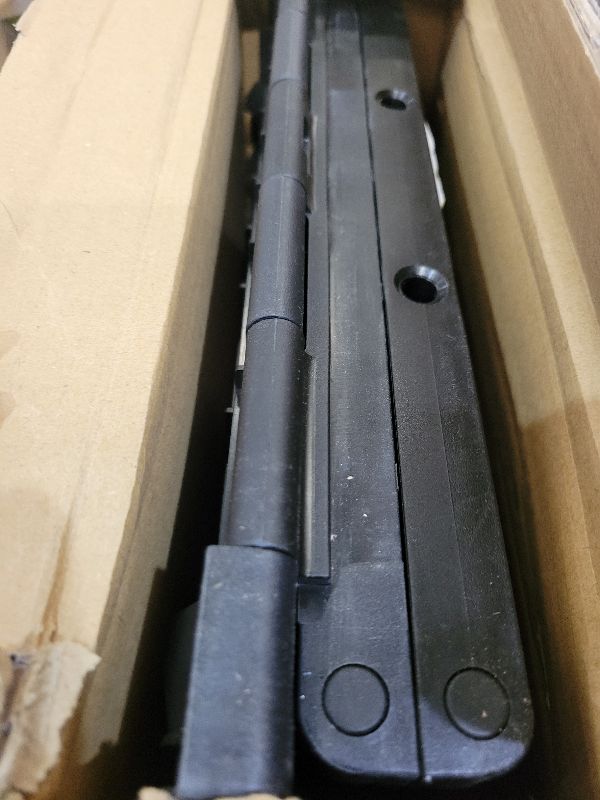 Photo 1 of 2 Step Folding Stool Non Slip 250 lb Capacity Foldable Step Stool 8 and 17 Inch Dual Height Portable Foot Stool for Kitchen Bathroom Black