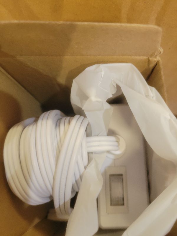 Photo 1 of 20Ft Long Extension Cord, Flat Plug Power Strip with 8 Outlets & 4 USB Ports (2 USB C), Wall Mountable Surge Protector, Desk Charging Station for Home Office, College Dorm Room Essentials