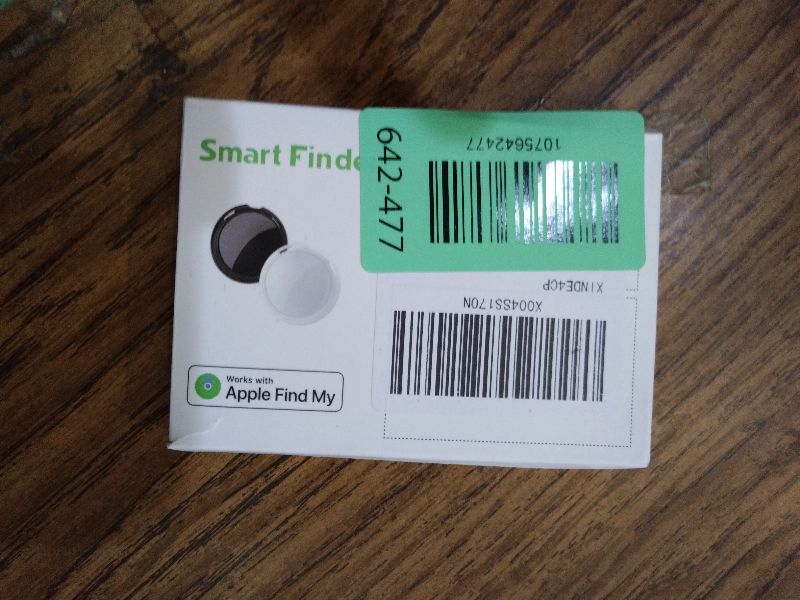 Photo 1 of 2 Pack Tracker Tags [Apple MFi Certified] Pair with Apple Find My (iOS Only) Bluetooth Air Smart Tags Key Finder Item Locator Waterproof Finder Worldwide Tracking for Pets Wallet Backpack Dogs Luggage