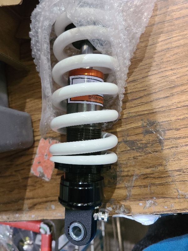 Photo 1 of 240mm 9.5" Rear Shock Absorber 11mm Heavy-Duty Spring Max Load 600 lbs for Pit Bike Dirt Bike Yozma in 10, in 10 Pro +,Motorcycle, ATV, Scooter, Crossbike for SSR SDG Pitster Pro Lifan YCF 50-110cc
