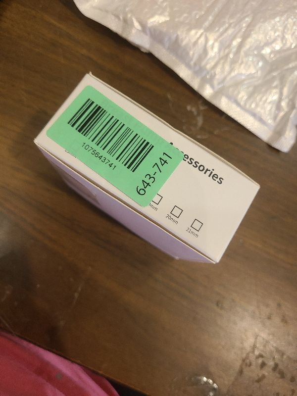 Photo 1 of 18mm Flange Inserts for 24mm Flange/Shield, Compatible with Momcozy/Medela/MOMMED/Bellababy/Spectra Breast Pumps, Pump Parts Replace (4PCS 18mm)