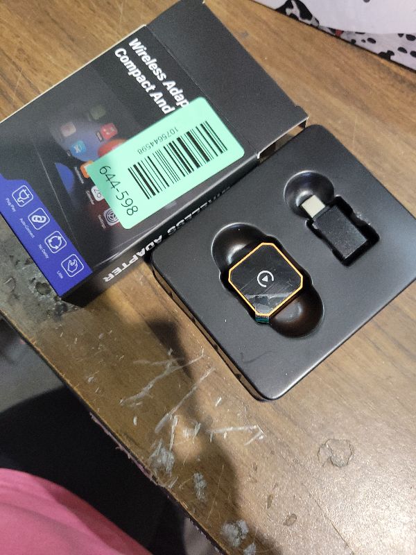 Photo 1 of 2026 Aimoon Mini Wireless CarPlay Adapter Upgrade Wired to Wireless for CarPlay & Android Auto Plug and Play Fast Auto-Reconnect Stable Control Zero Delay Car Play for iPhone iOS 10+ Android 11+