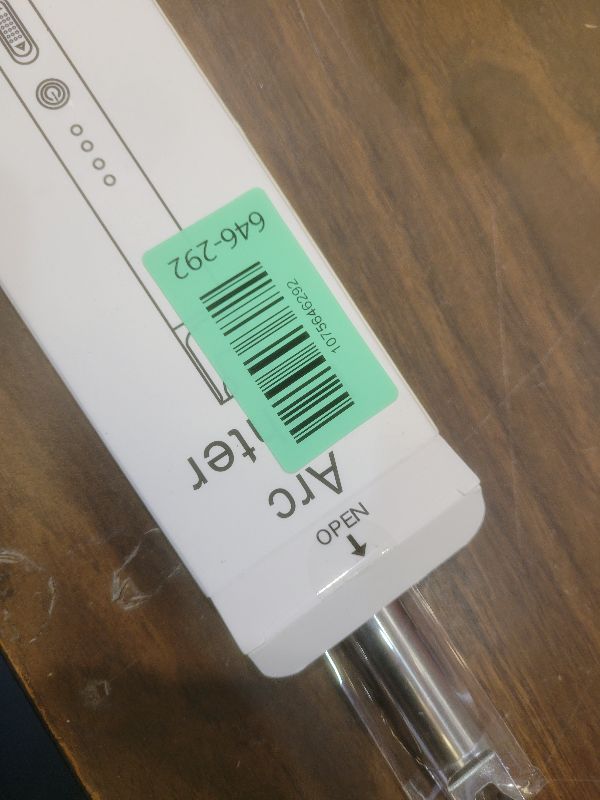 Photo 1 of 2 Pack Electric Candle Lighter USB Rechargeable Lighters Windproof Plasma Arc Lighters Flameless Type C Long Lighter with Safety Switch for Candle BBQ Camping Birthday Fireworks