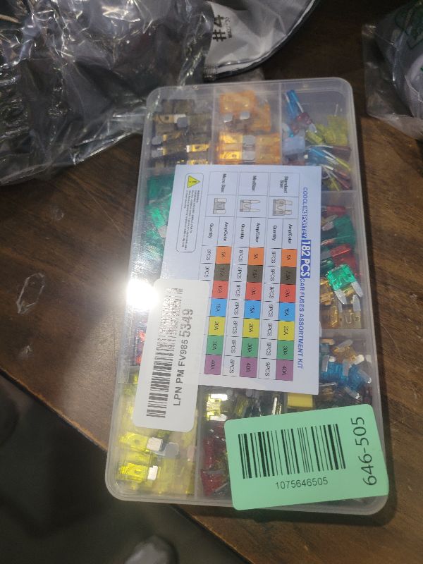 Photo 1 of 182PCS Car Fuses Assortment Kit, Professional Blade Fuses Automotive - Standard & Mini & Low Profile Mini Fuse (5A/7.5A/10A/15A/20A/30A/40A), cooclensportey Mixed Auto Fuse for Boat, Auto, RV, Truck