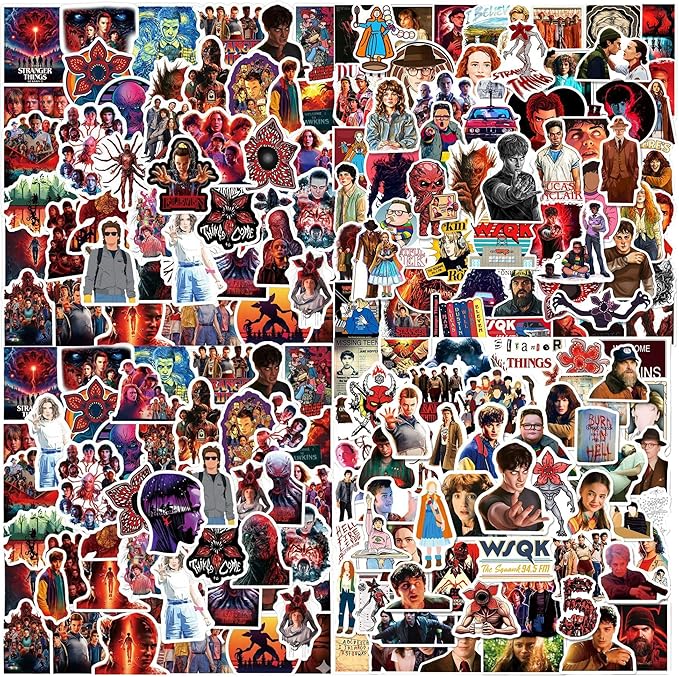 Photo 1 of 300Pack Demon Stickers Hunter, Cute Kawaii Girl Group Decal Pack for Laptop, Phone, Water Bottle - Aesthetic Stickers for Journal, Tablet, Skateboard