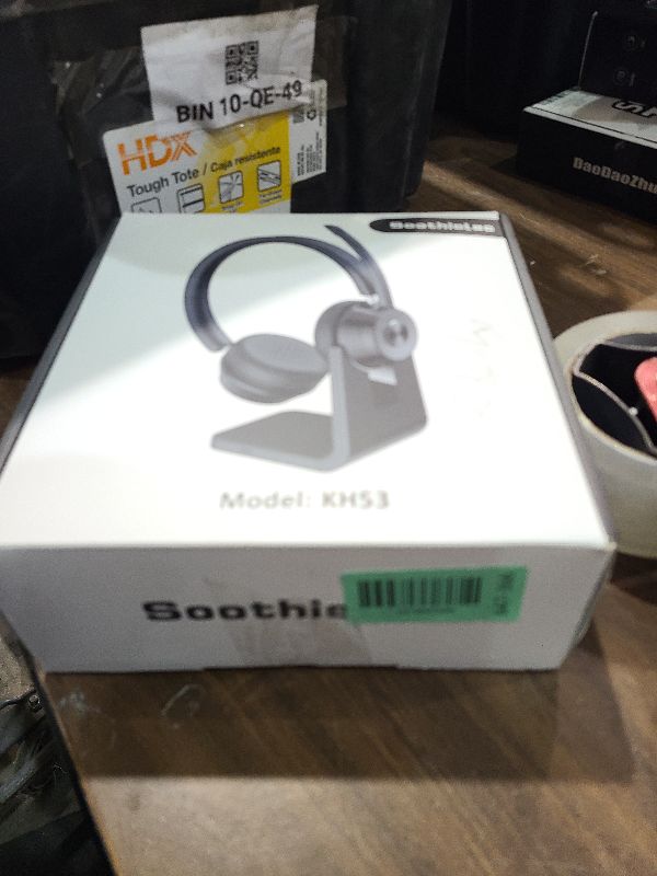 Photo 1 of (Upgraded Version) Wireless Headset, Bluetooth Headset with Noise Cancelling Microphone, Best Headphones with Mic Mute & USB Dongle for PC/Computer/Laptop/Cell Phones/Remote Work/Call Center