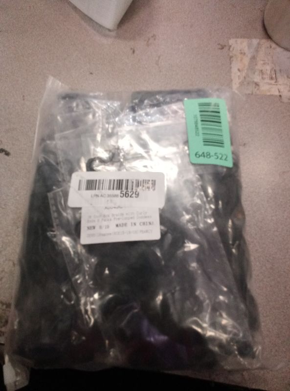 Photo 1 of 18 Inch Box Braids with Curly Ends 8 Packs Pre-looped Goddess Box Braids Crochet Hair Hair Extensions Synthetic Bohemian Box Braiding Hair for Women (15Strands/pack 1B#)