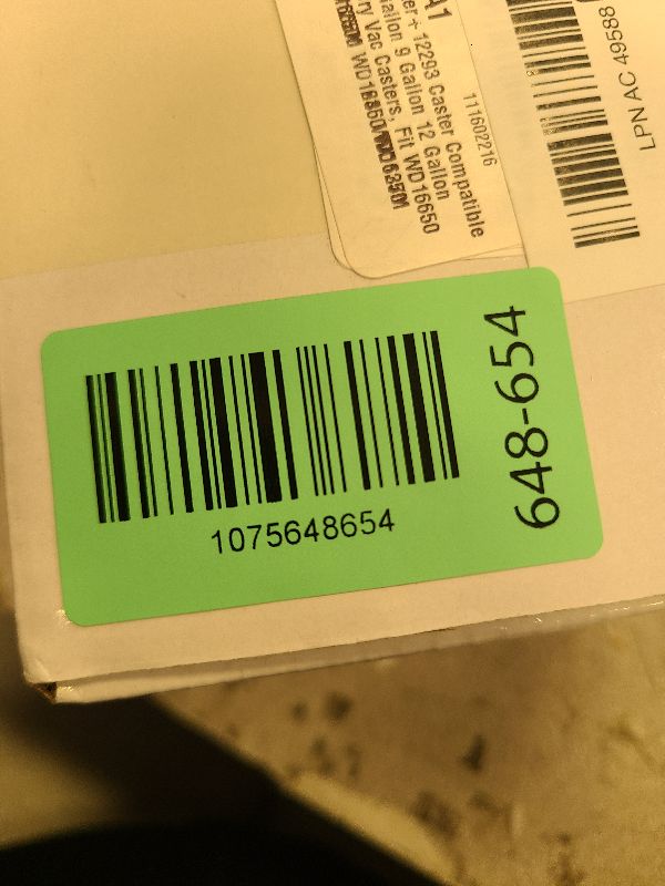 Photo 1 of 12388 Foot Caster+12293 Caster Compatible with Ridgid 6 Gallon 9 Gallon 12 Gallon Vacuum Wet/Dry Vac Casters, Fit WD16650 WD06350 WD1665M WD1635 WD1635M WD1245M WD12500 WD12460 WD1270 WD09350