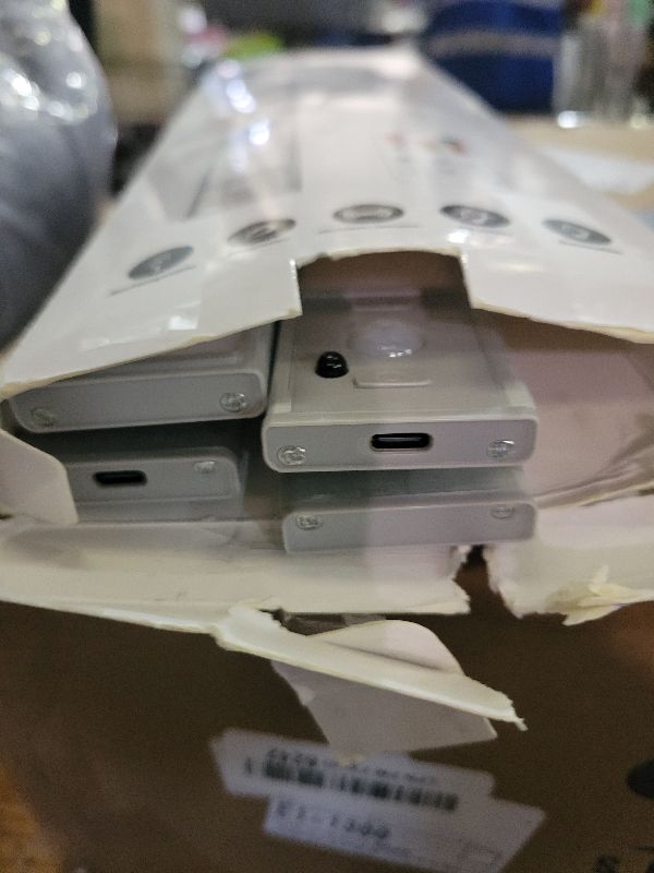 Photo 1 of 16inch Under Cabinet Lights, LED Motion Sensor Light Indoor, 4000mAh Rechargeable Closet Light with Remote, 3 Color Temps, Magnetic, Wireless Under Counter Lights for Kitchen, Stairs, Pantry, 4 Pack