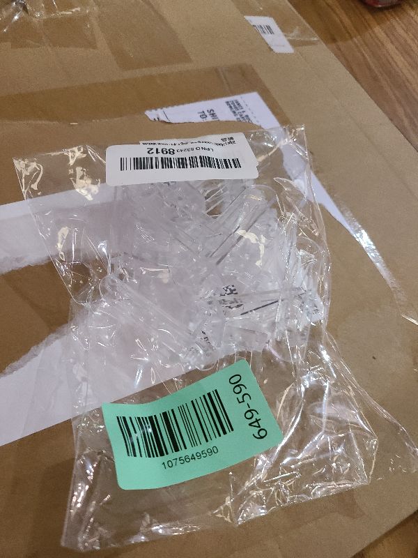 Photo 1 of 20pcs Plastic Locking Shelf Support Pegs,5mm Shelf Pins,Self-Locking Bracket Clips,Clear Shelf Pegs for for Kitchen Cabinet Furniture Book Shelves, 5mm Peg x 3/4" Thick Shelves