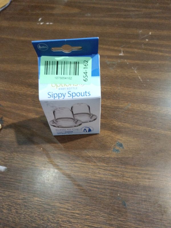 Photo 1 of (3 pack) Dr. Brown's Milestones Options+ Sippy Spouts, Narrow, Soft 100% Silicone, 6m+, BPA Free, 2 Pack