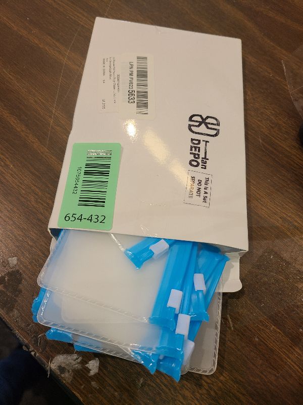 Photo 1 of 24 Pieces Pill Pouch Bags Zippered Set Reusable Translucent Medicine Organizer Sealing Travel Plastic Bags with Slide Lock for Storage(Light Blue)