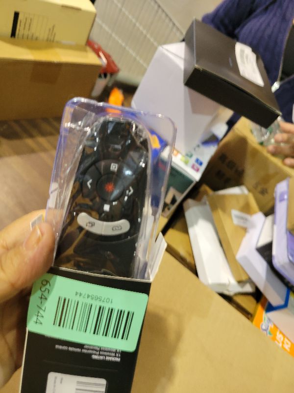 Photo 1 of 2 in 1 Type C USB Presentation Clicker?Wireless Presenter Remote PowerPoint Clicker for Computer Presentations with Volume Control,Slide Advancer for Mac Laptop