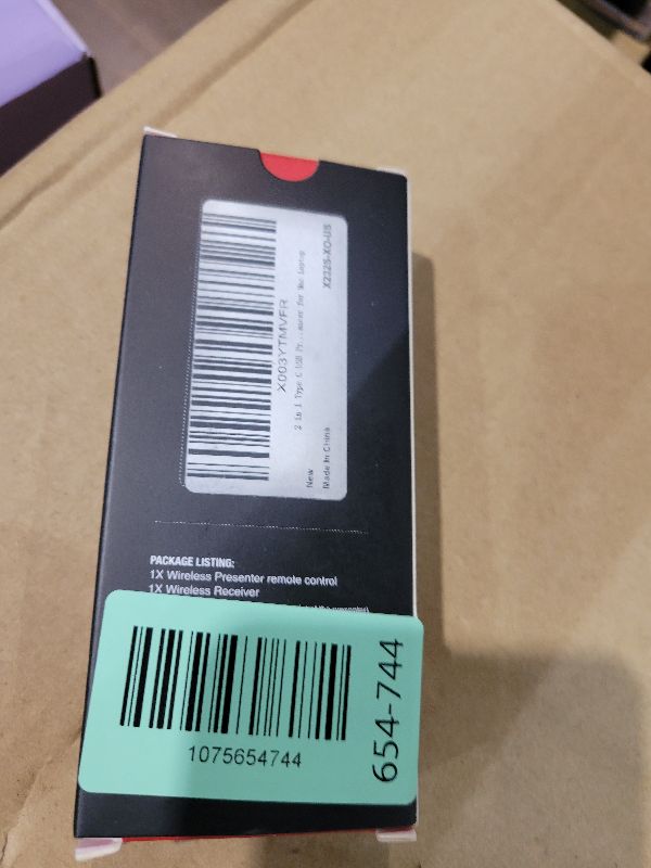 Photo 1 of 2 in 1 Type C USB Presentation Clicker?Wireless Presenter Remote PowerPoint Clicker for Computer Presentations with Volume Control,Slide Advancer for Mac Laptop